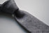 blue/grey skinny cotton tie